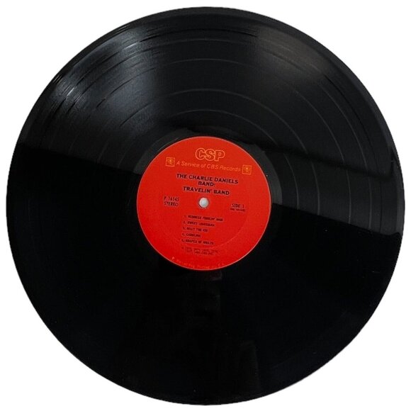 The Charlie Daniels Band Travelin' Band VInyl LP Record Album 1981 P16145 VTG - Picture 4 of 5